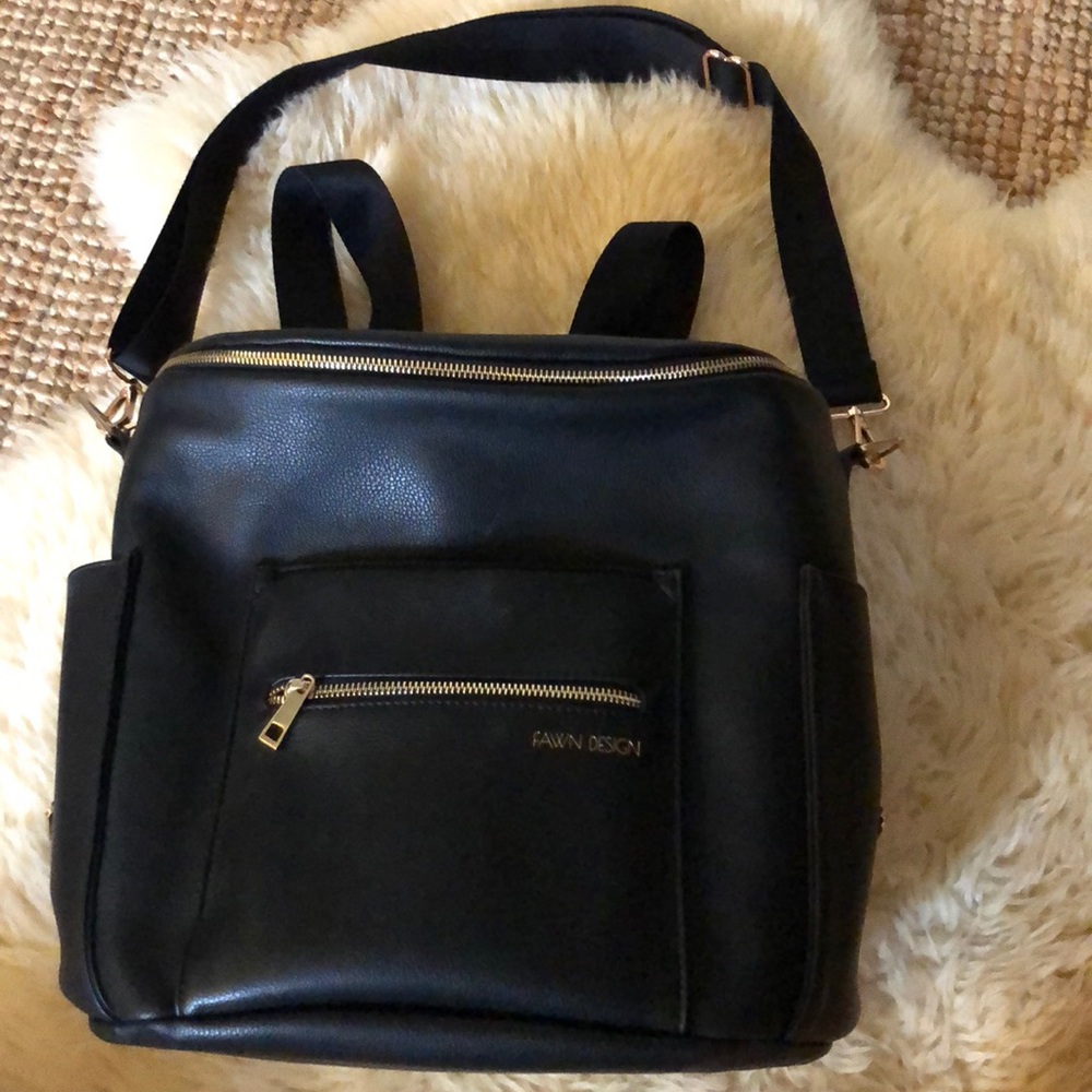 Backpack diaper bag